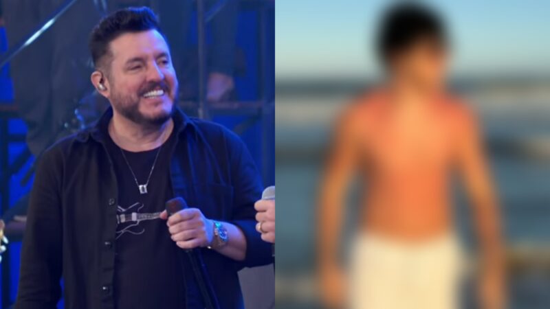 Filho de Bruno, da dupla com Marrone, surge sarado e chama atenção: ‘Bem diferente do pai’