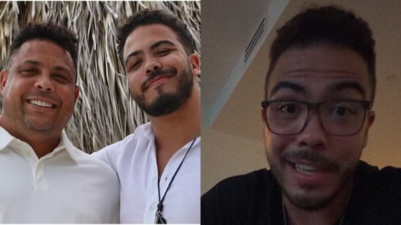 Filho de Ronaldo Fenômeno se cansa de ataques, expõe haters e solta o verbo na web