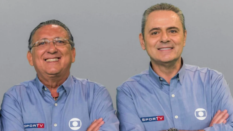 Galvão Bueno manda recado emocionante após Luiz Roberto descobrir doença grave