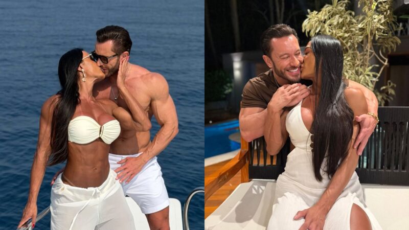 Gracyanne Barbosa celebra Dia do Beijo com declaração apaixonada para Gabriel Cardoso: ‘Jamais…’