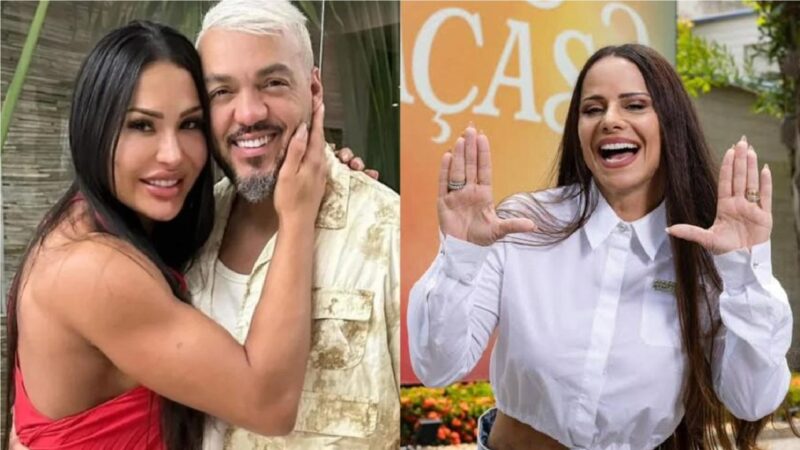 Gracyanne revela expectativa para ver beijo entre Belo e Viviane Araújo em ‘Três Graças’