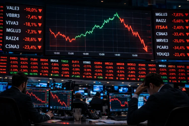 Ibovespa começa junho em baixa com pressão de Vale e setor financeiro