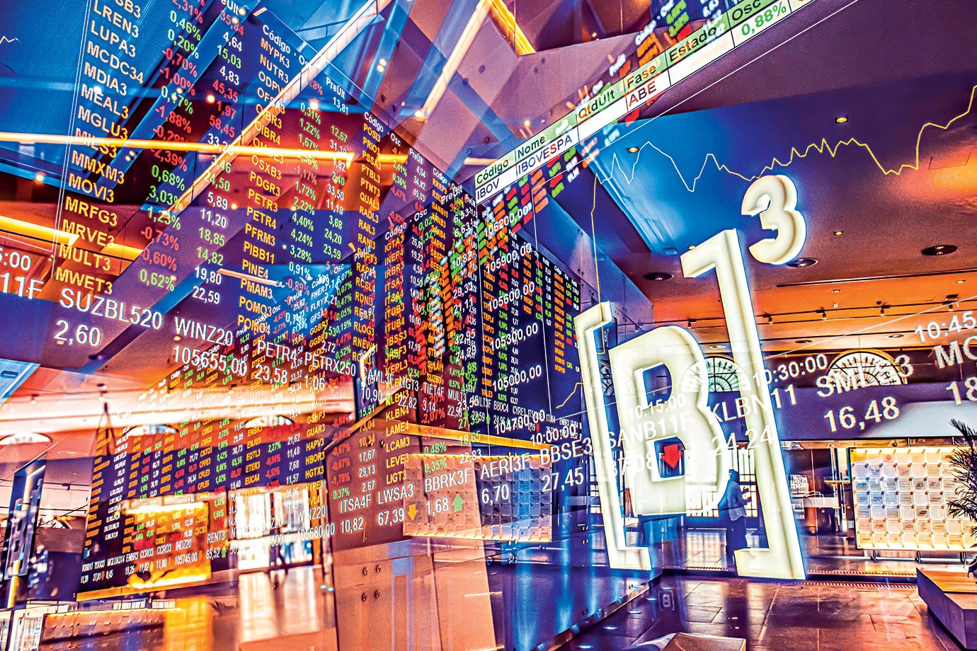 Ibovespa lidera o trimestre com alta de 16%; ouro brilha em 12 meses