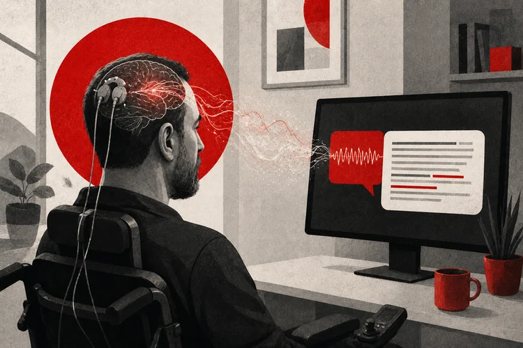 Implante cerebral permite que homem com esclerose volte a se comunicar