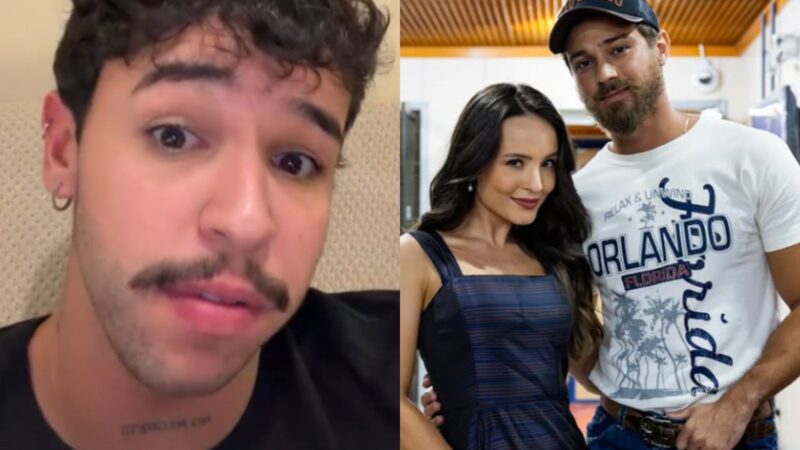 Influenciador diz que quase apanhou do marido de Larissa Manoela: ‘Doido’
