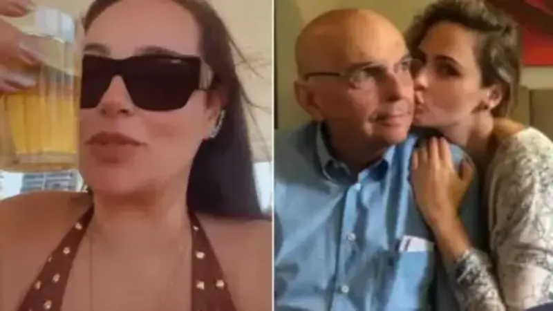 Irmã de Ana Paula vai à praia após morte do pai e campeã do ‘BBB 26’ reage