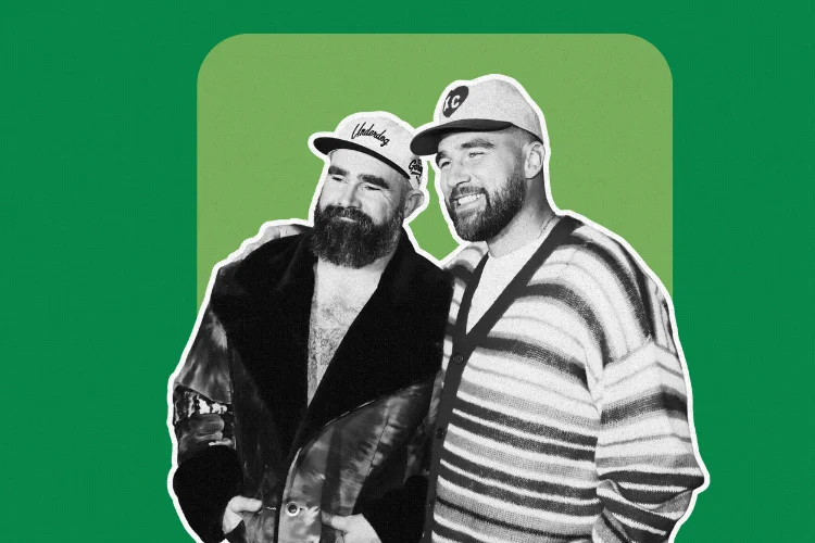 Irmãos Kelce viram vitrine da nova guerra dos podcasts