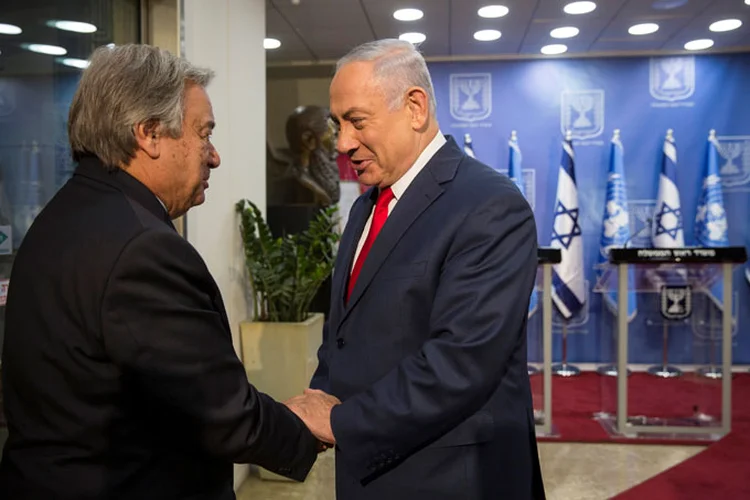 Israel corta relações com o Secretário Geral da ONU