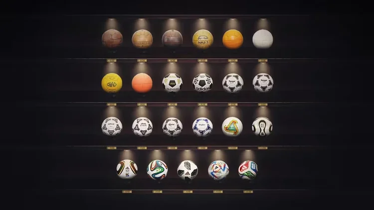 Jogo do Brasil hoje terá bola com IA - veja como eram os modelos das Copas passadas