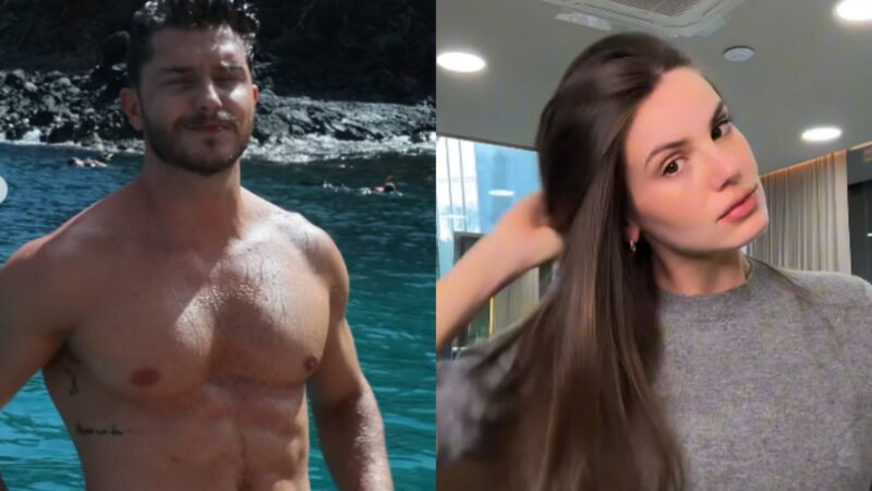 Klebber Toledo aparece com pouca roupa na web e Camila Queiroz deixa comentário picante: ‘Que…’