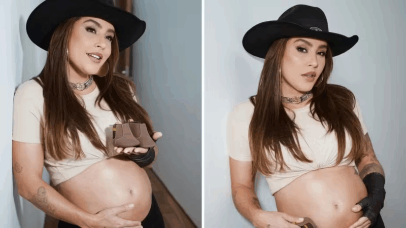 Launa Prado revela nome e sexo do primeiro filho: ‘Já te amo’