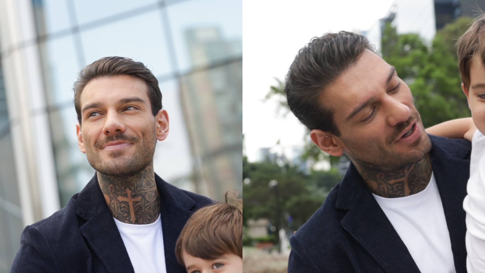 Lucas Lucco aparece em clique com o filho e declara: ‘Seu amor’