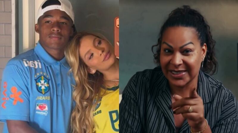Mãe de Endrick surge em longo vídeo e cita a nora Gabriely Miranda: ‘Momento da minha vida’