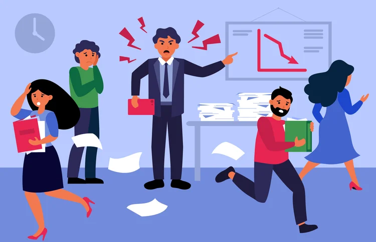 Mais de 50% dos trabalhadores já pediram demissão por causa de chefes ruins