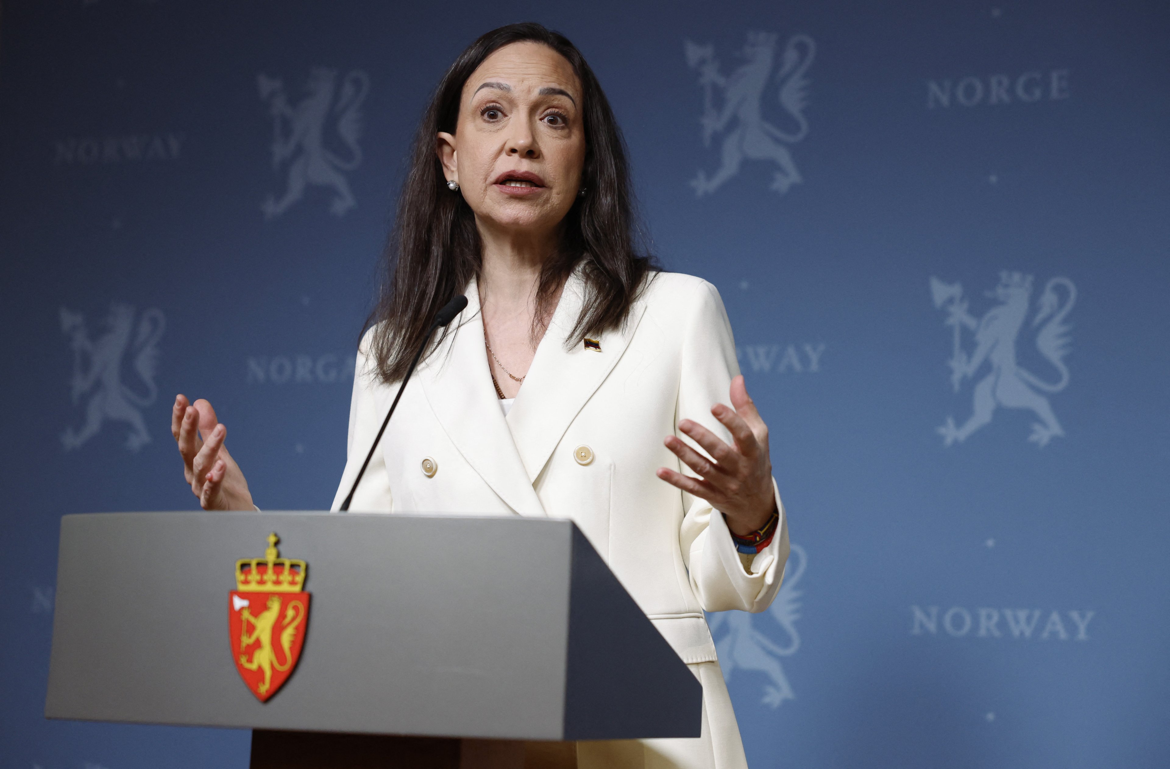 María Corina Machado articula acordo político e defende nova eleição na Venezuela