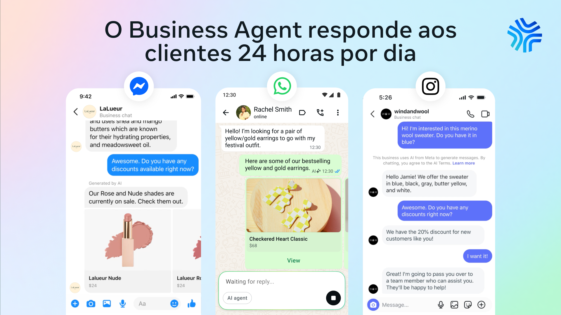 Meta amplia agente de IA no WhatsApp, inclui Instagram e prepara cobrança para PMEs