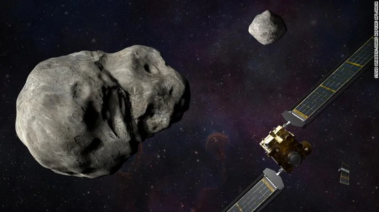 Nave da Nasa colide com asteroide e faz 'confusão' no espaço