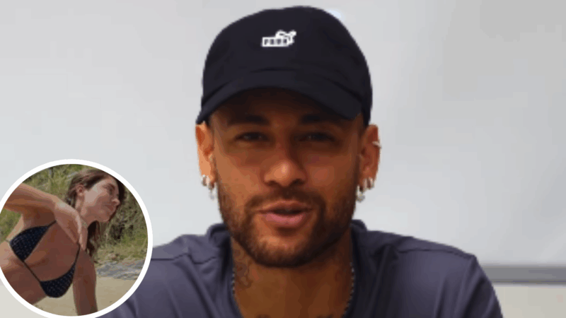 Neymar curte foto de influenciadora de biquíni, diz que foi ‘sem querer’ e web não perdoa: ‘Tava dando zoom’