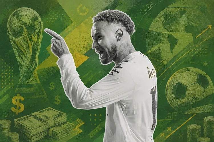 Neymar na Copa do Mundo 2026? Chances aumentam para 62%, segundo a Polymarket