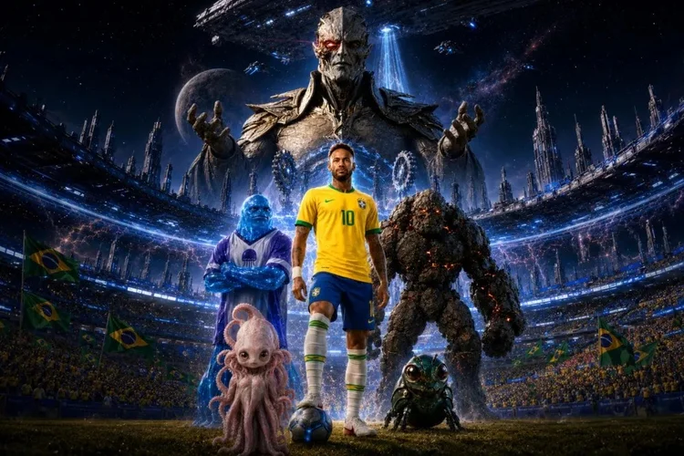 Neymar será o personagem principal de 'micronovelas' que misturam futebol, ficção e IA