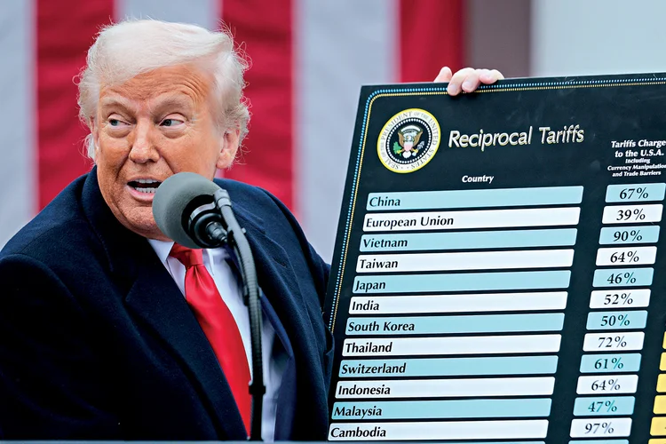 O preço da incerteza: como o tarifaço de Trump mudou o mundo
