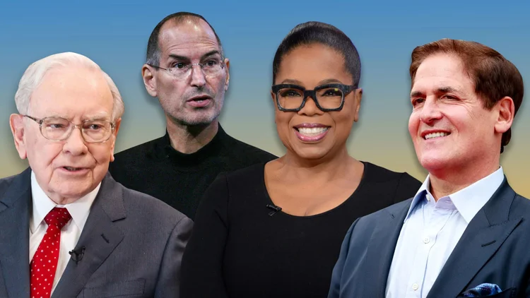 O que diferencia carreiras comuns das extraordinárias segundo Buffett, Oprah, Jobs e Mark Cuban