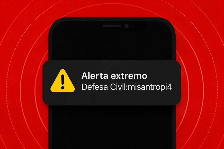 O que é misantropia? Entenda alerta falso da Defesa Civil enviado a celulares