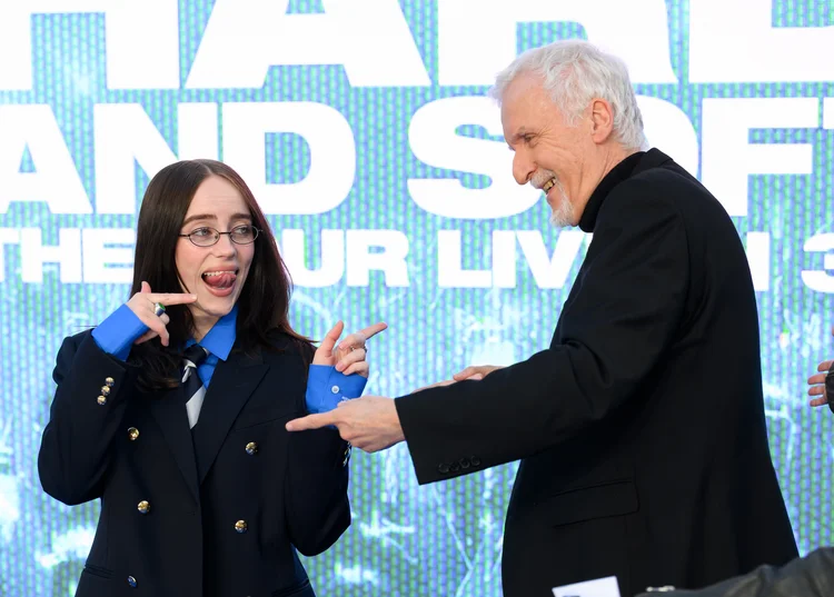 O que James Cameron viu em Billie Eilish — e vice-versa