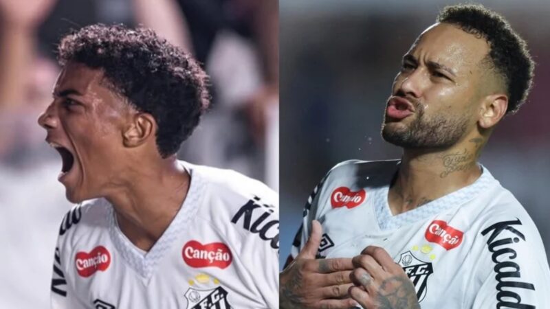 O que rolou? Robinho Jr. denúncia agressão de Neymar em treino do Santos