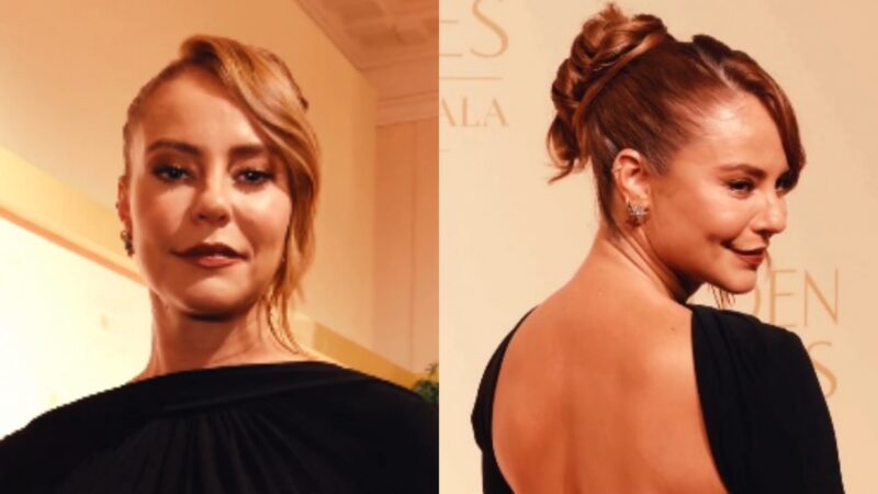 Paolla Oliveira causa polêmica com vestido ousado em cerimônia: ‘De fora’