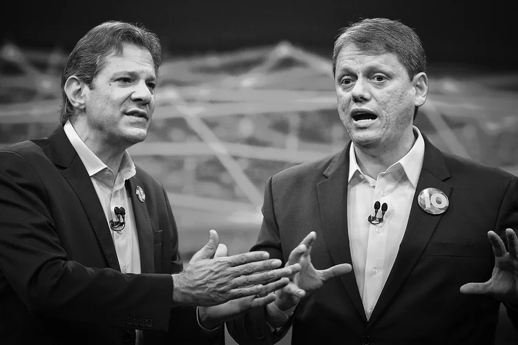 Paraná Pesquisas: Tarcísio tem 47,3% e Haddad tem 33,5% no 1º turno em SP