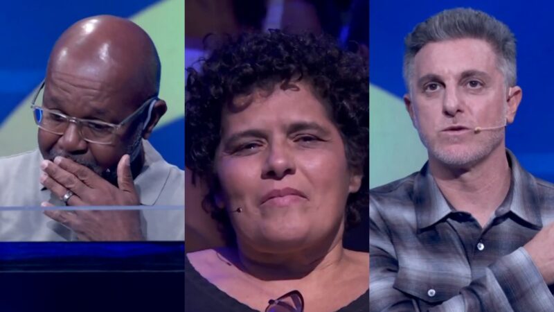 Participante do ‘Domingão’ chora ao falar de drama da esposa, Luciano Huck resolve agir e o homem ainda leva bolada