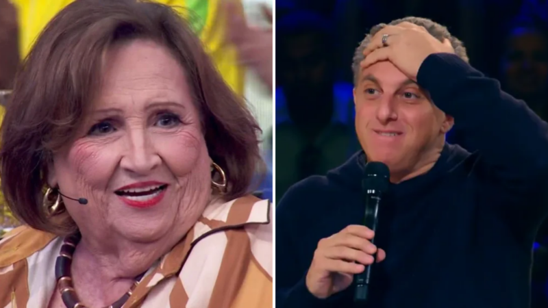 Patrão vai bancar? Dona Déa pede plástica de presente para Luciano Huck: ‘Reformar’