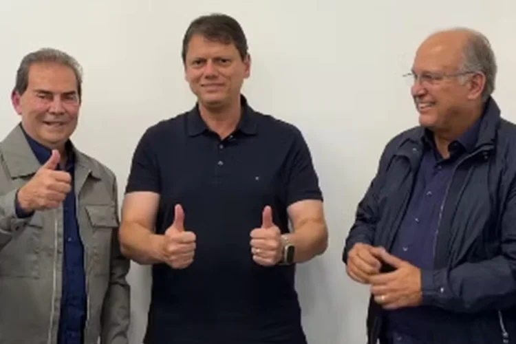 PRD e Solidariedade confirmam apoio à reeleição de Tarcísio em SP