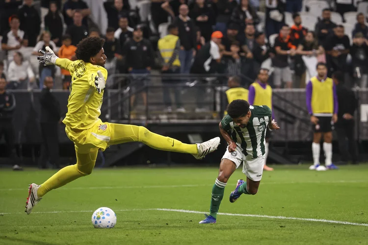 Qual foi o placar do jogo entre Corinthians e Coritiba ontem?