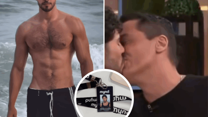 Quem é o namorado bonitão de Leo Dias? Apresentador beijou modelo ao vivo