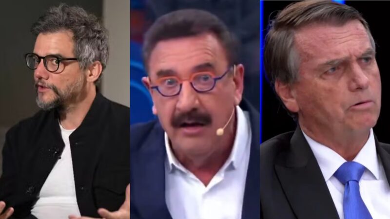 Ratinho manda Wagner Moura calar a boca e defende Bolsonaro: ‘Quase morrendo’