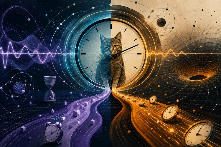 Relógio de Schrödinger? Tempo pode passar rápido e devagar ao mesmo tempo, dizem cientistas