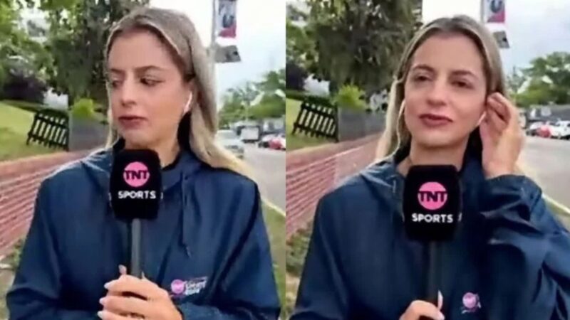 Repórter da Copa é surpreendida por rato em meio à transmissão ao vivo