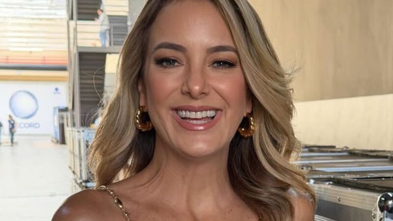 Roupa de Ticiane Pinheiro em baile de luxo é massacrada: ‘Que é isso?’