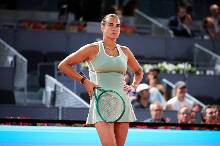 Sabalenka é eliminada no WTA de Madri após perder seis match points