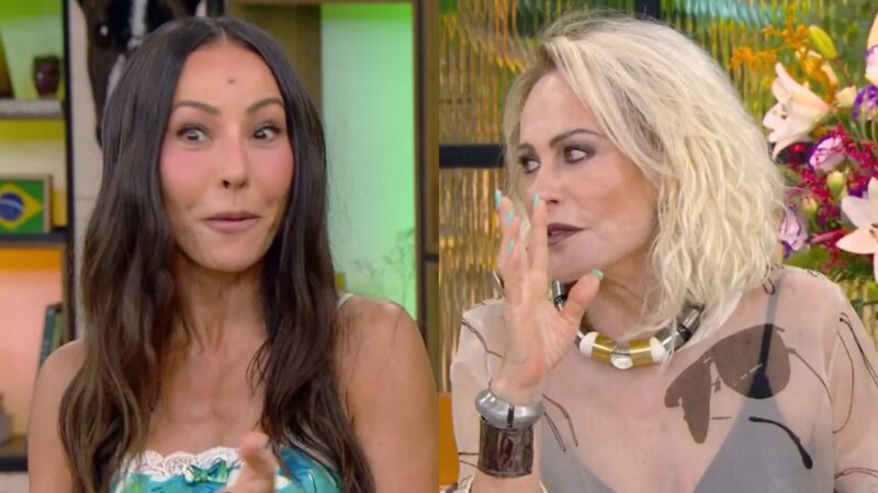 Sabrina Sato comete gafe com Ana Maria Braga e a apresentadora reage: ‘Não precisa’