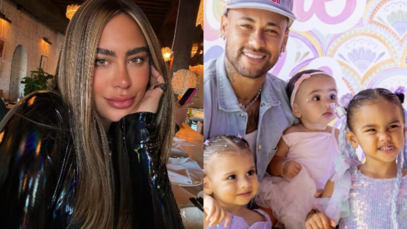 Saiba o que a irmã de Neymar enviou de presente para as sobrinhas
