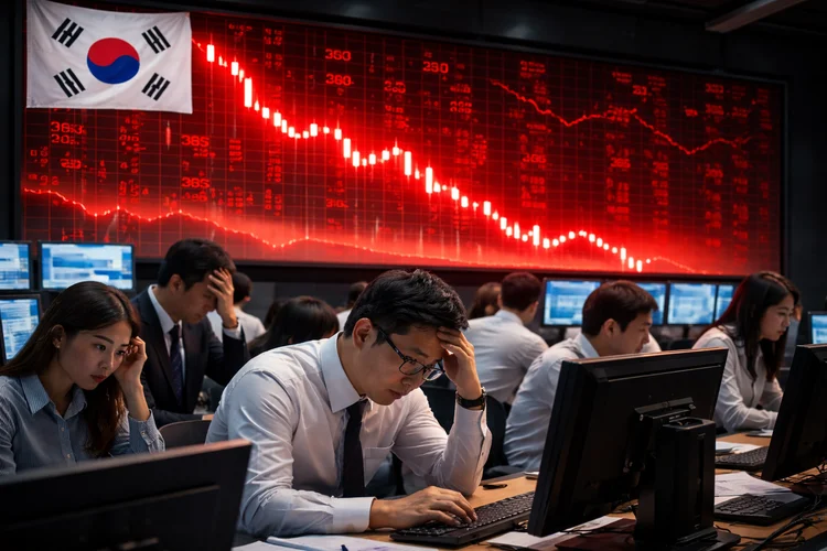 Saiba por que só a bolsa da Coreia do Sul entrou em 'circuit breaker'