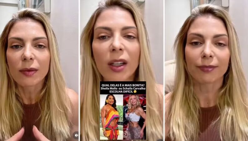 Scheila Mello desabafa após nova comparação com Scheila Carvalho nas redes