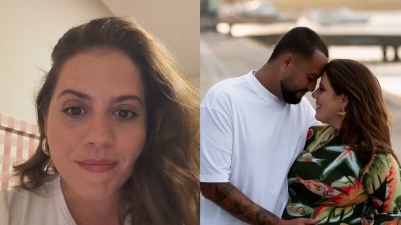 Tati Machado cai no choro ao fazer desabafo sobre luto após perda do filho: ‘Falta’