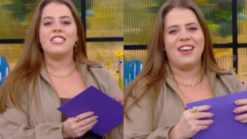 Tati Machado se emociona com surpresa no ‘Mais Você’: ‘Estou grávida’