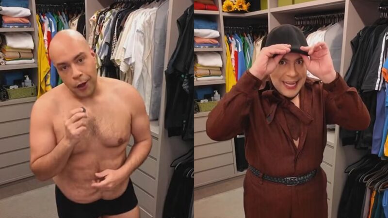 Tiago Abravanel mostra corpo após perder mais de 23 kg e dispara: ‘Sempre me achei’