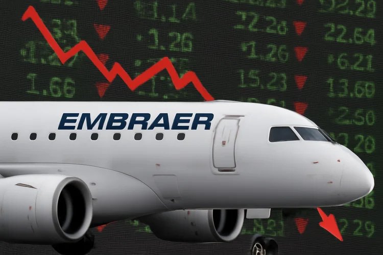 Tombo de 11%: o que explica a maior queda diária da Embraer em 4 anos