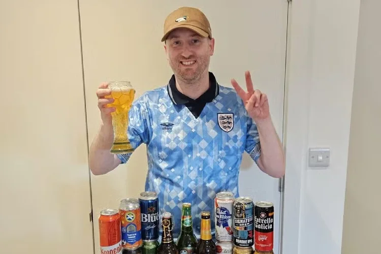 Torcedor britânico reúne uma cerveja de cada país da Copa do Mundo; veja a representante do Brasil